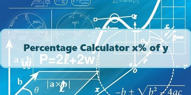 Percentage Calculator X Of Y Media Pandit